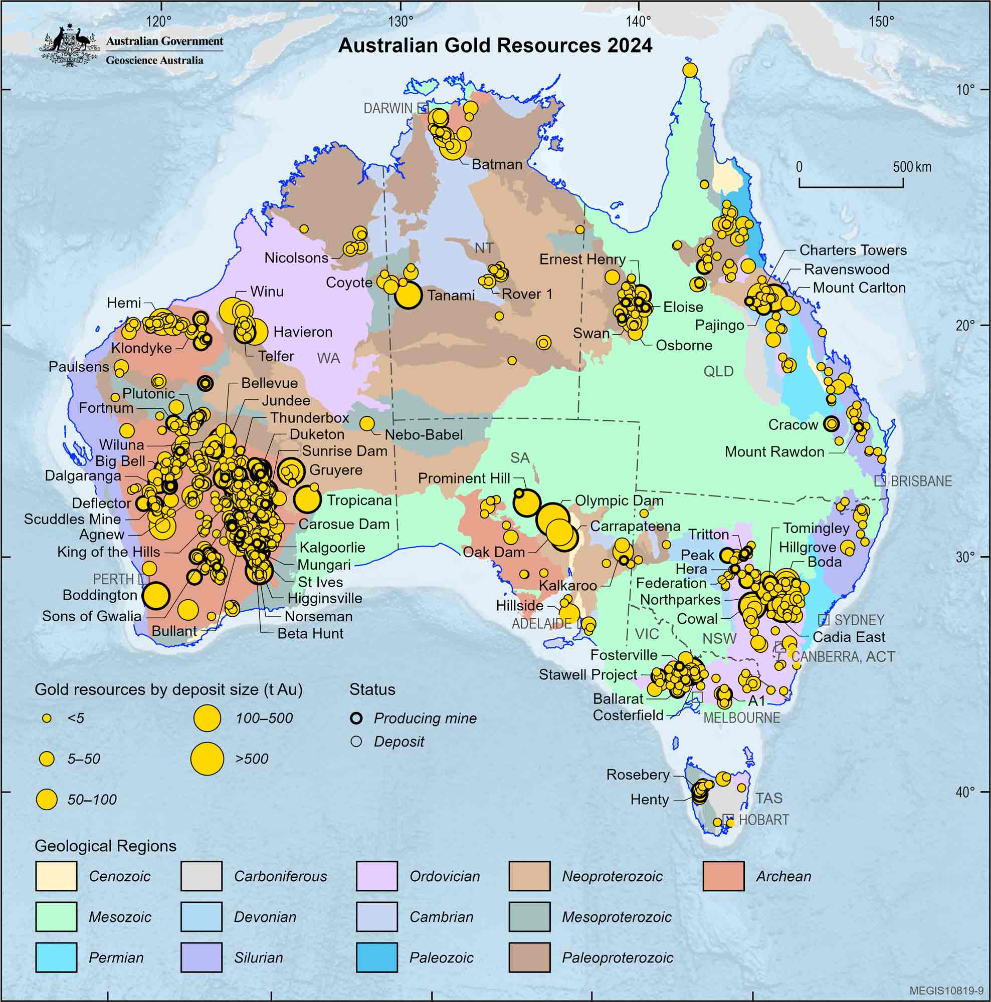 Due to the limited audience of this diagram and its complexity, no alternative description has been provided. Please email clientservices@ga.gov.au