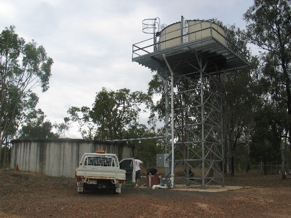 Figure: 2.4.2.3c Oblique Photograph Elevated Water Tank