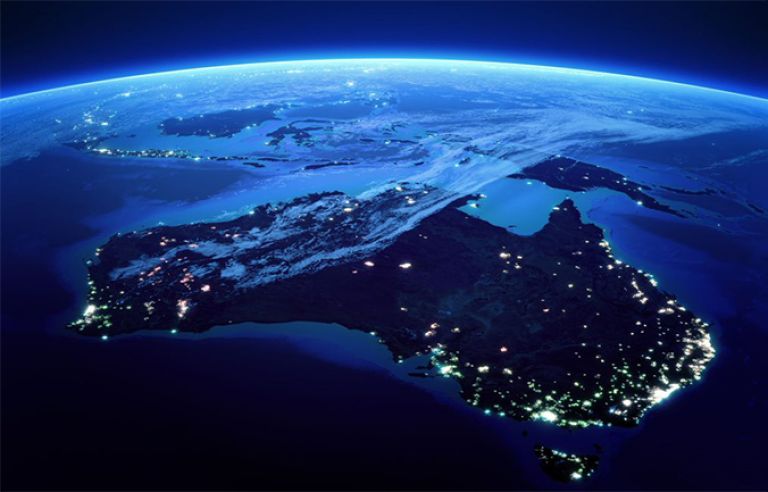 earth from space